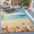 thumbnail image 4 of SAFAVIEH Barbados Sea Shells Outdoor Area Rug, 4 of 6