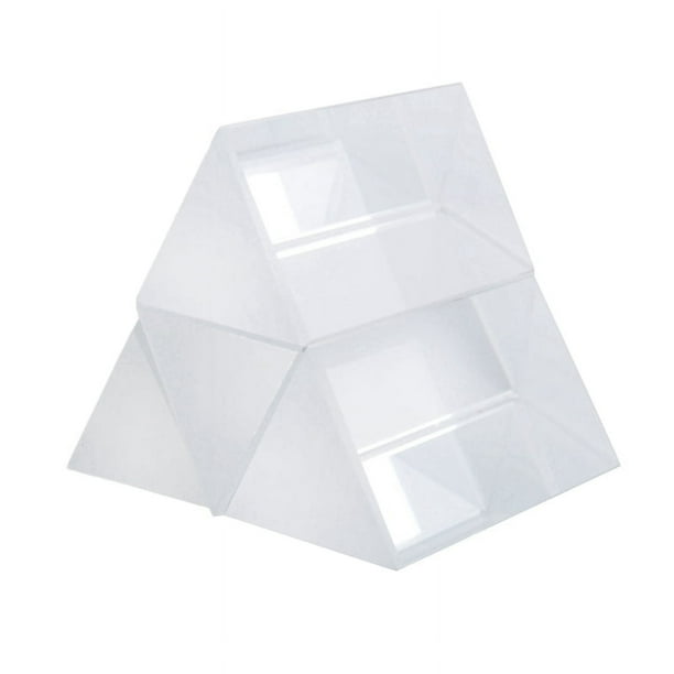 Prisma Triangular De Cristal K9 – Efecto Iris, Herramienta Para Enseñar Física, Fotografía Y Experimentos Con Luz, 15x15x15 Mm, Regalo Educativo