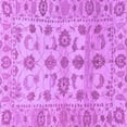 thumbnail image 1 of Ahgly Company Indoor Square Oriental Purple Traditional Area Rugs, 3' Square, 1 of 4