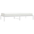 thumbnail image 2 of vidaXL Metal Bed Frame White 100x200 cm, 2 of 5