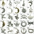 thumbnail image 3 of U8MO Bulk Antique Silver Charms Pendants for Jewelry Making 100 Styles Optional-21# 10pcs pterosaur, 3 of 6