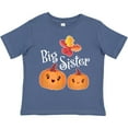 thumbnail image 3 of Inktastic Big Sister Pumpkins with Fall Leaves Girls Toddler T-Shirt, 3 of 5