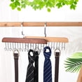 Motorized Closet Rack 2 Pack Tie Rack Hanger with 360° Rotating Hook, Space Saving Closet ...