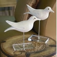thumbnail image 2 of Elements Set of 2 12-inch 10-inch Resin Seagull Dec Stand, 2 of 6