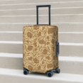 thumbnail image 5 of Travel Luggage Cover Protector - Brown flowers Anti-Scratch Suitcase Covers Fits 18-32 Inch Luggage, 5 of 5
