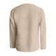 thumbnail image 4 of MHFRRA Camiseta Informal de Manga Larga con Cuello En V y Estampado Liso Beige, 4 of 4