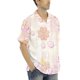 thumbnail image 3 of Camisas De Mezclilla Para Hombre Camisas estampadas para hombre, camisas de playa con botones de manga corta para hombre (Pink, XL), 3 of 7