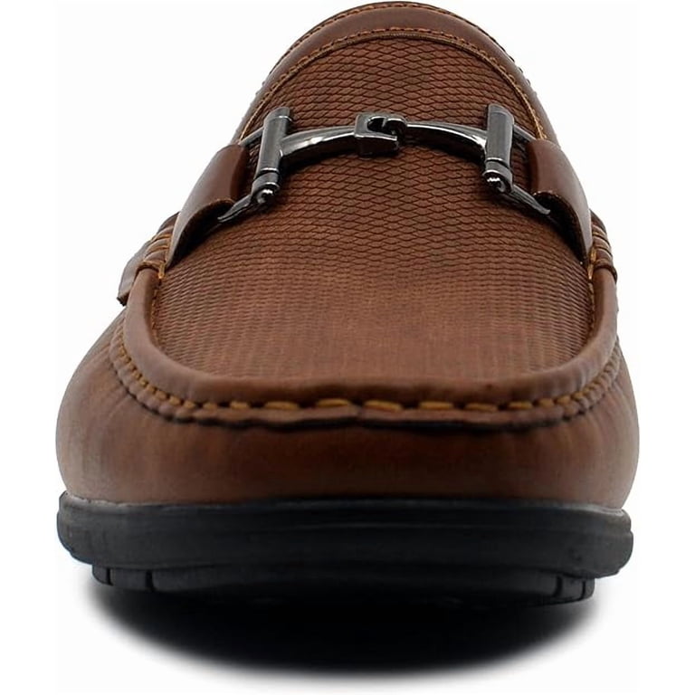 AKADEMIKS MENS OGDEN SLIP-ON COMFORT LOAFER SHOES MEMORY 