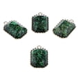 thumbnail image 4 of 4pcs colgante de los del estilo de la para el hallazgo de la joyería del collar del llavero de DIY Verde Macarena Colgantes de dijes antiguos, 4 of 8