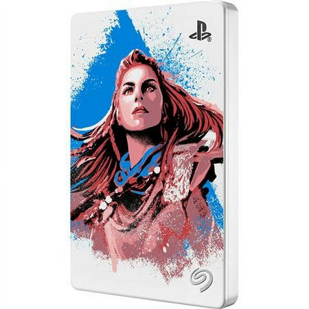 Seagate - Game Drive for PlayStation Consoles Horizon Forbidden West LE 5TB External USB 3.2 Gen 1 Portable Hard Drive - White
