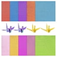 thumbnail image 1 of DIY Craft Paper 100Pcs Assorted Color Vivid 10-Color Variety Art Craft Paper for Handwork, 1 of 4
