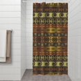 thumbnail image 2 of Boho Golden Ethnic Pattern Shower Curtain 36"x72" ,Bathroom Decorative Shower Curtains Set with 12 Hooks,Modern Waterproof Washable Shower Curtain, 2 of 6