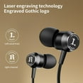 thumbnail image 5 of Clearance Czzoypi Headphones Wireless (Black), Ear Buds Hanging Neck Earphones Wireless Bluetooth 5.2 Magnetic Suction Heavy Large Battery With Digital Display Long Battery Life Bluetooth, 5 of 7