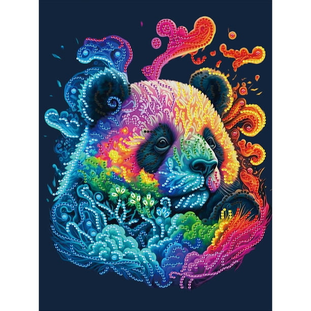 Kit Con Forma Especial Parcial DIY 5D Panda (YN115)