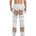 thumbnail image 2 of Cartoon Bear Ghost Pajama Pants, Men's Lounge Pants Light with Drawstring and Pockets, Christmas New Year Birthday Father's Day Gifts, Small, 2 of 7