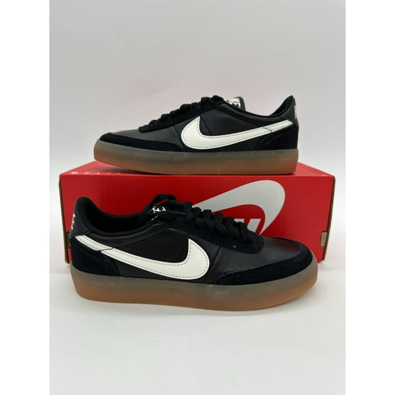 Nike Killshot 2 FZ5630-001 Sneakers Women's Black Gum Leather Skate Shoes FD706 (Black,6)