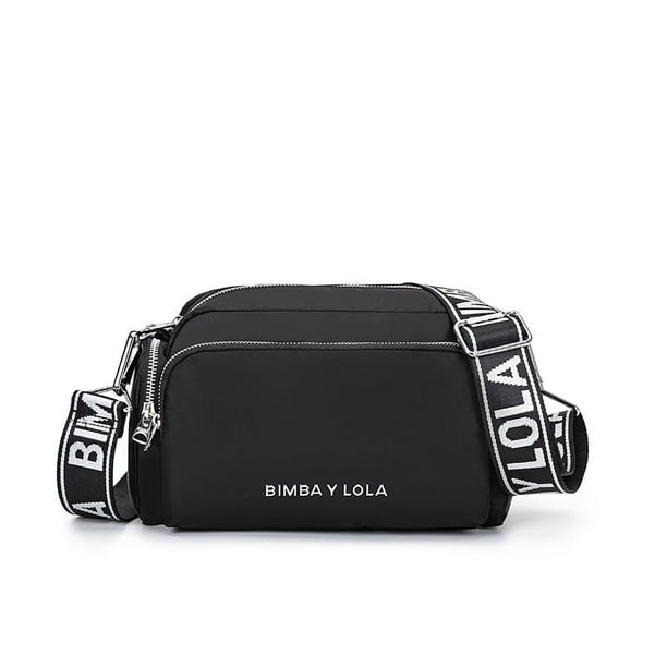 Bimba y lola española nuevo bolso de hombro bandolera ancha desmontable con logo redondo para mujer