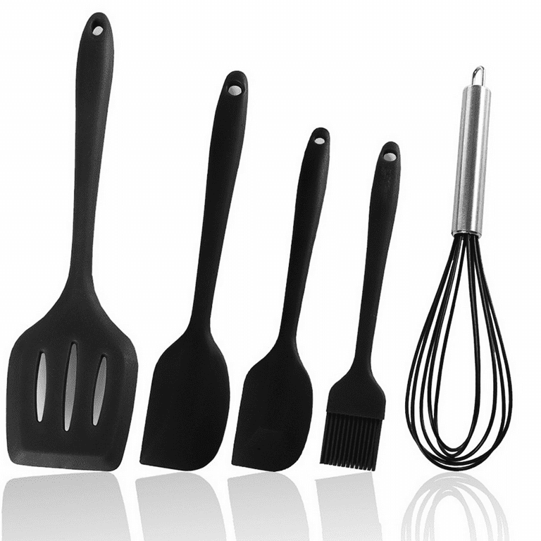 Kaluns Heat Resistant Rubber Silicone Spatula (Set of 5) K-STSB5-HD - The  Home Depot