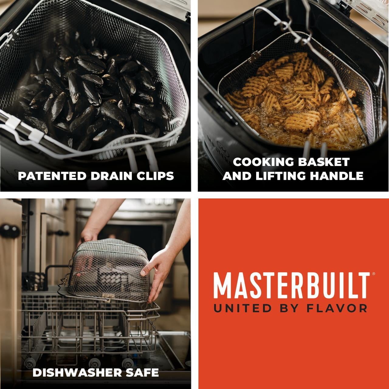 Masterbuilt 10 Liter XL Electric Fryer, Boiler, Steamer