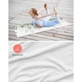 thumbnail image 4 of Eucalyptus Leaf Yoga Towel for Hot Yoga Non Slip, Weeping Green Botanical Summer Yoga Mat Towel Absorbent Yoga Sweat Towels Microfiber Hot Yoga Blanket for Bikram Pilates 26"x70", 4 of 7