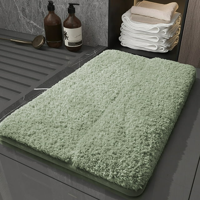 Bathroom Rugs Bath Mat For Back Of Foot Rubbing Thick Soft And Non-Slip Full Wrap Bath Mats Water Absorbent And Washable Bath Rug For Bathroom Shower