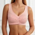 thumbnail image 2 of Women's Printed Wirefree Racerback Bra Plus Size Seamless Comfort Full Coverage Bras, 2 of 4