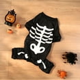 thumbnail image 4 of TELOLY Skeleton Luminous Pet Costume Jumpsuit for Small Medium Dogs Funny Halloween Clothes Apparel Puppy Outfit Cosplay Prop, 4 of 4