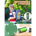 thumbnail image 5 of Electric Pencil Sharpener, Fully Automatic Pencil Sharpener for Classroom, Robot Sharpeners for 7-11.5mm No.2/Jumbo/Colored Pencils, Auto in & Out, Rechargeable & Cordess, Hands-Free, PSX5,Green, 5 of 12