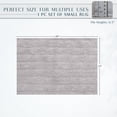 thumbnail image 3 of Home Weavers Essence Microfiber Bath Rug, 17" x 24", Gray, 3 of 9