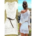 thumbnail image 1 of Bikini de verano para mujer Bañador de manga larga Crochet Solid Color Traje de playa Nituyy Bikinis de verano para mujer, 1 of 5