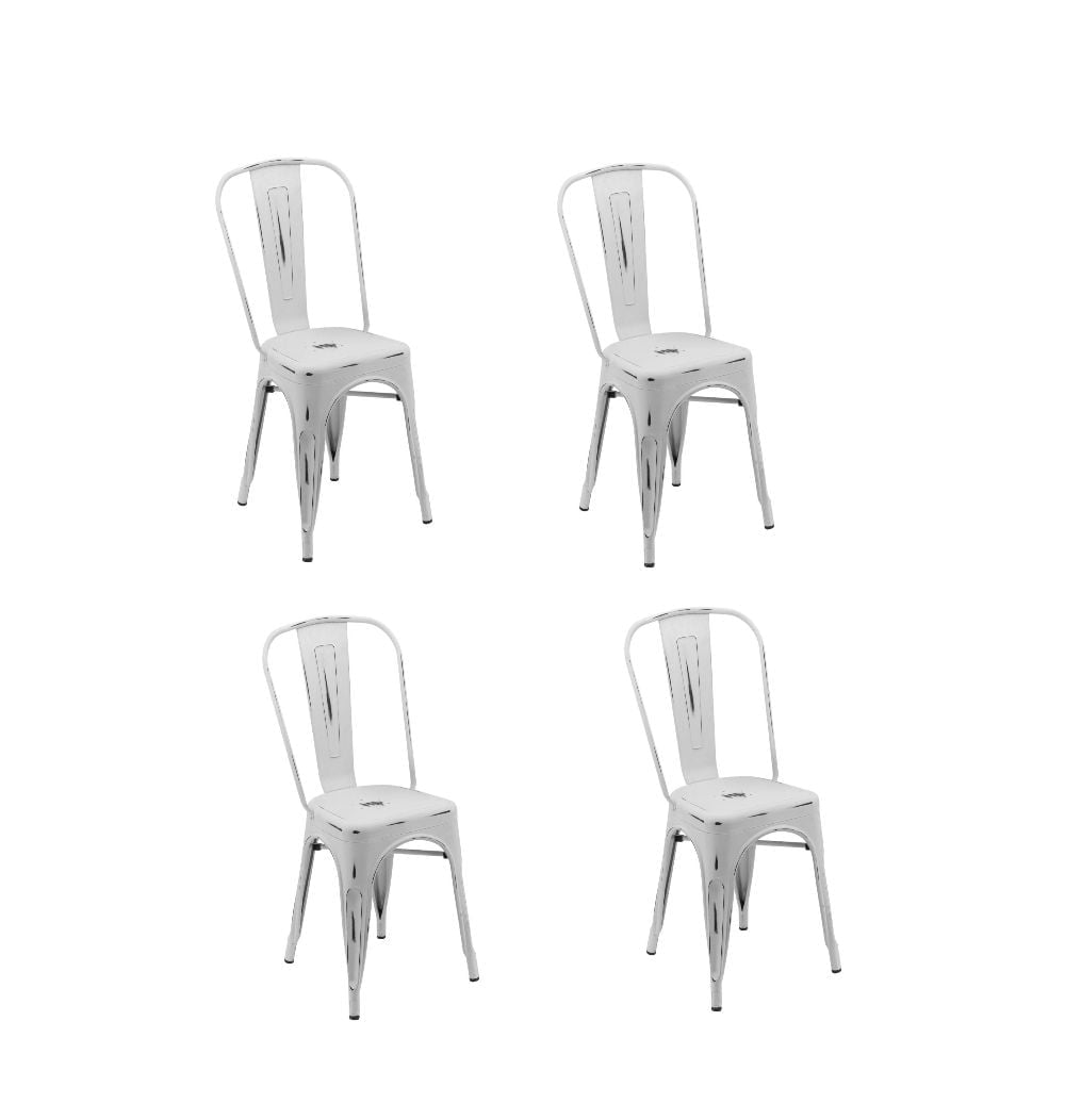 Plata Décor Imports Antique Finish Armless Dining Chair