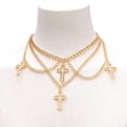 thumbnail image 4 of OHOIOLLA Collar Para Mujer Con Cruz Y En Capas Para Un Y, 4 of 8