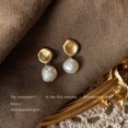 thumbnail image 2 of nipocaio Boucles d'Oreilles en Perles d'Eau Douce de Qualité, 2 of 5