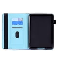 thumbnail image 2 of Dteck Case for Kindle Paperwhite 11th Generation 2021 6.8 inch,Shockproof Smart Leather Pattern Card Holder Wallet Folio Rubber Case Kickstand Cover with Elastic Band,Blue Flower, 2 of 8