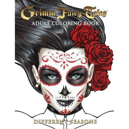 Grimm Fairy Tales Adult Coloring Book Different Seasons (Paperback)