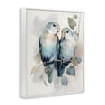 thumbnail image 2 of Stupell Industries Modern Blue Bird Lovers White Framed Giclee Art, 16 x 20, by Franklyn Gregory, 2 of 8