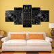thumbnail image 3 of Sonido música vinilo reproductor de DJ lienzo impreso pintura al óleo póster imagen para decoración de pared de oficina en casa AweSitey  JJ11401-00, 3 of 6