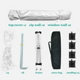 thumbnail image 6 of 10'x10' Pop Up Canopy with 4 Sidewalls & Weight Bags, UPF 50+, 6 of 7