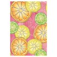 thumbnail image 1 of Toland Home Garden Citrus Toss 28 x 40 Inch Decorative Colorful Orange Lemon Lime Fruit Slice Summer House Flag, 1 of 1