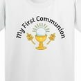 thumbnail image 4 of Inktastic My First Communion with Chalice and Host Youth T-Shirt, 4 of 5