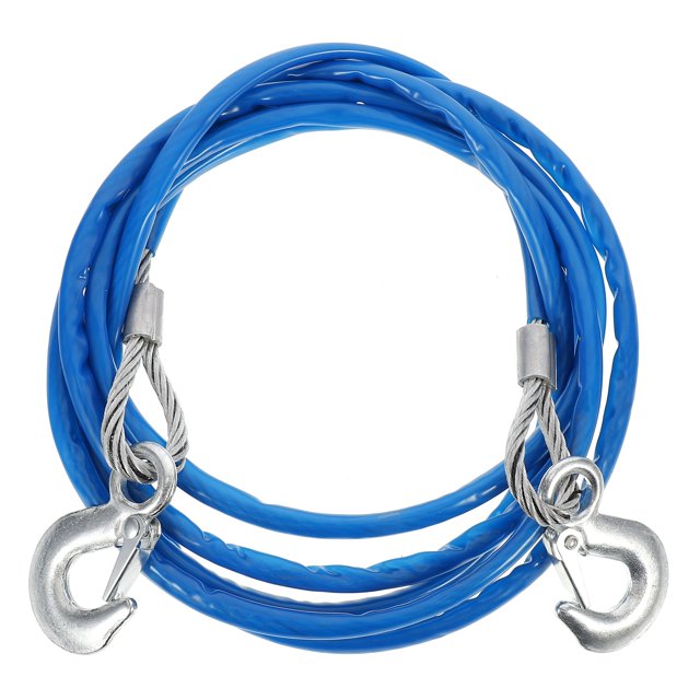 Shisuyan tow rope heavy duty Tow Strap Steel wire Vehicle Towing Roadside Emergency 1Set