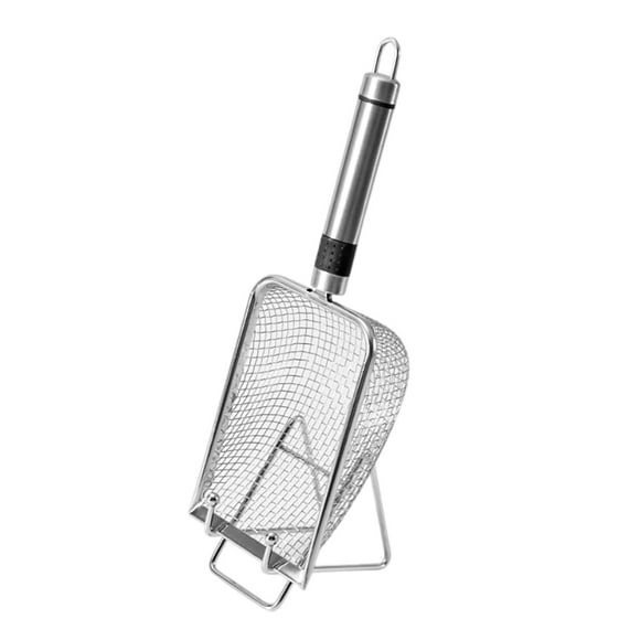 Binwennn Metal Cat Litter & Base Combo Fine Mesh Hole Design Efficient Cat Poop For Litter for Sand Litter Pellet Plain Reptile Sand Pretty Kitty Litter Litter Trays Sifting Litter Tray Deep Litter