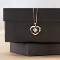 thumbnail image 3 of Lab Diamond Pendant Necklace For Women | 3 Carat IGI Certified Cushion Shape | Whispering Love Lab Diamond Pendant In 14K Rose Gold | FG-VS1-VS2 Quality | Friendly Diamonds, 3 of 6