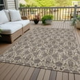 thumbnail image 6 of Addison Rugs Chantille Indoor/Outdoor Transitional Floral Ivory Washable Rectangle Rug, 10' x 14', 6 of 6