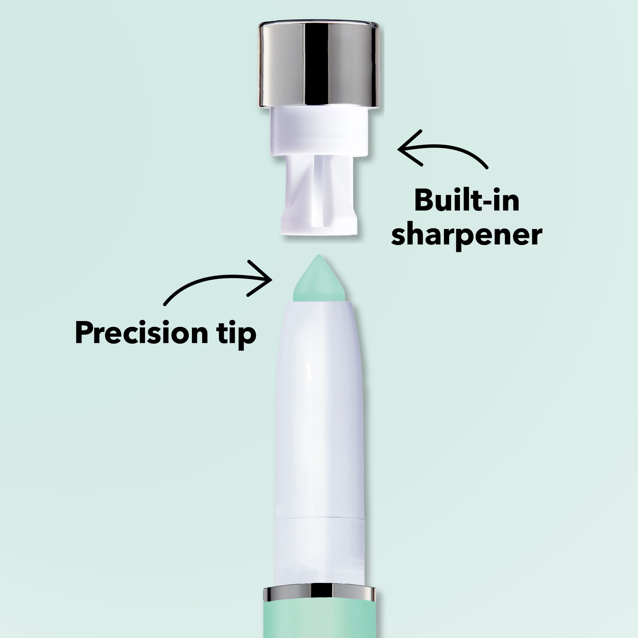Hard Candy Eye Def Eyeshadow Stick, Matte, Creamy, Blendable Color. Mint