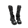 thumbnail image 5 of Nuevos zapatos planos de Otoño Invierno para mujer, Botas Largas de tacón para mujer, botas de caballero de cuero de alta calidad, botas informales hasta la rodilla, 5 of 5