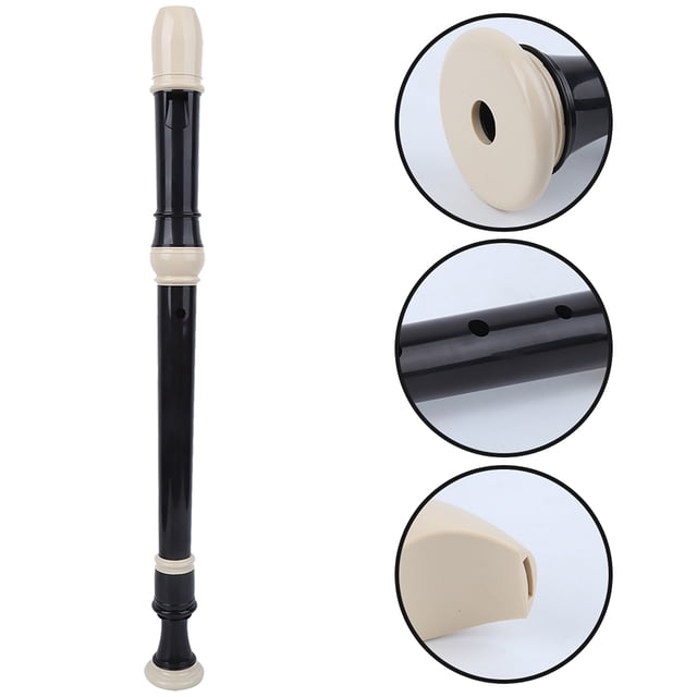 Soprano Recorder 8 Hole Instrument for Beginners Kids Students, Baroque Style F Key Flute for Education Entertainment for Student Beginners Music with Freecleaning Kit