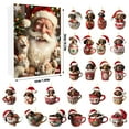 thumbnail image 2 of Hometravel Christmas Countdown Calendar 2025, Cute Acrylic Holiday Decoration with Gift Box, Festive Countdown Display for Family, Friends, Seasonal Celebration, 2 of 5
