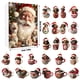 thumbnail image 2 of Calendario de escritorio con bolas decorativas, calendario de cuenta regresiva para Navidad, bonita decoración acrílica, caja de regalo para familiares y amigos, calendario, suministros para profesore, 2 of 5