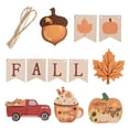 thumbnail image 2 of Otoño Cosecha Calabaza Hoja de Arce Creativa Mesa Decoración Rústico Granja Decoración Otoño Cosecha Madera Mesa Signos para la Cocina del Hogar ANGGREK  Otros, 2 of 8